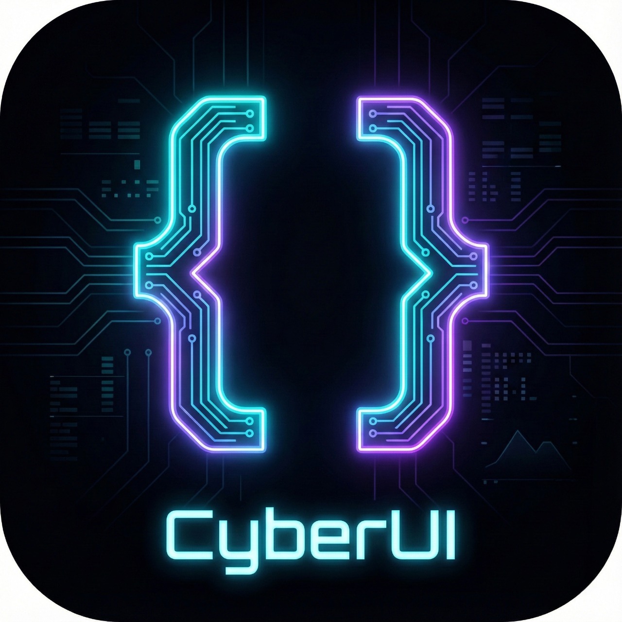 CyberUI - Cyberpunk Neon Theme